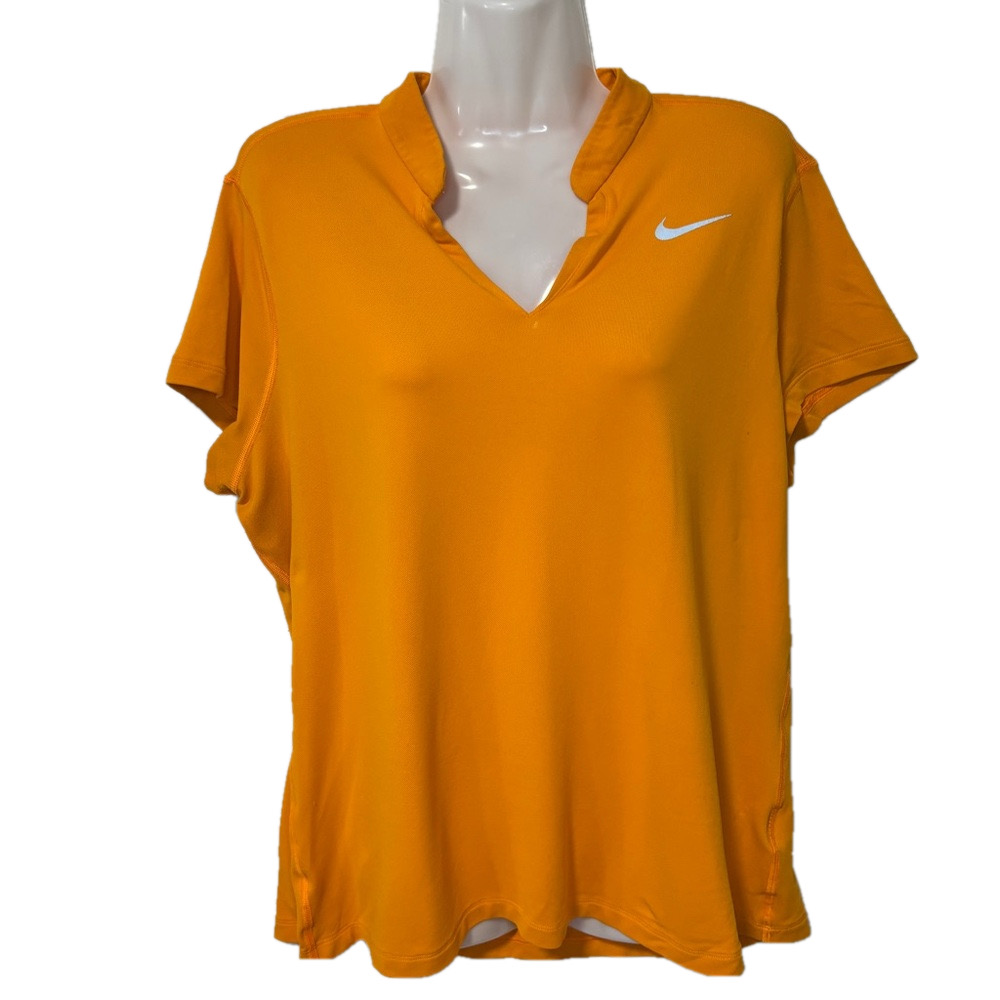 Nike Golf Orange Short Sleeve Polo Size XL